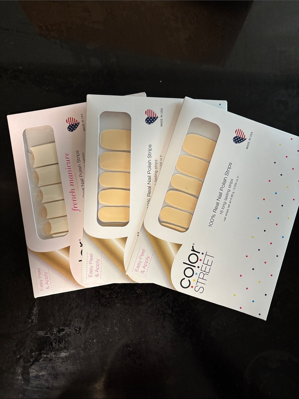 Color Street Nail Strips - 3 Packs Unopened